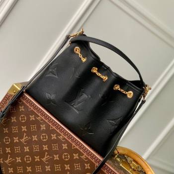 Louis Vuitton Summer Bundle Bucket Bag in Monogram Leather M25453 Black 2024 (K-24061713)