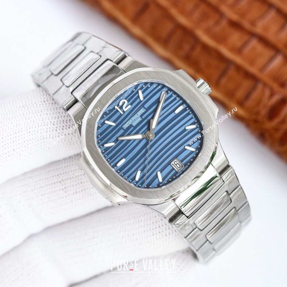 Patek Philippe Watch P7118 35.2MM Blue 2025 Top Quality (KN-25020607)