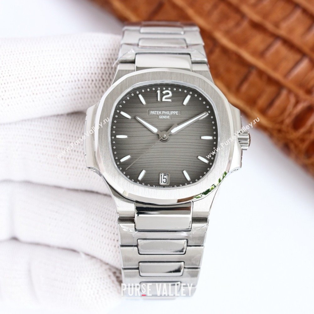 Patek Philippe Watch P7118 35.2MM Grey 2025 Top Quality (KN-25020608)