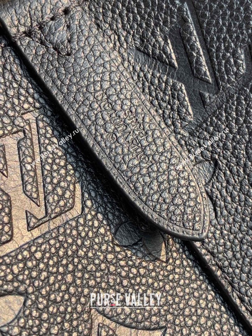 Louis Vuitton NeoNoe MM Bucket Bag in Monogram Embossed Leather M45256 Black 2025 (K-25020604)