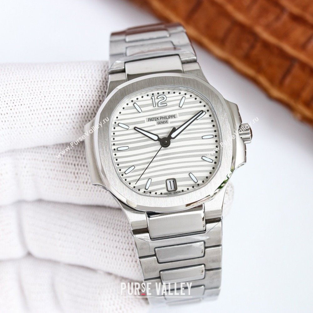 Patek Philippe Watch P7118 35.2MM White 2025 Top Quality (KN-25020606)