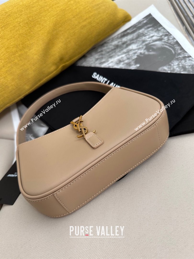 Saint Laurent Mini LE 5 À 7 Soft Hobo Bag in Smooth Calfskin 710318 Nude Pink 2024 Top Quality (HS-24121308)