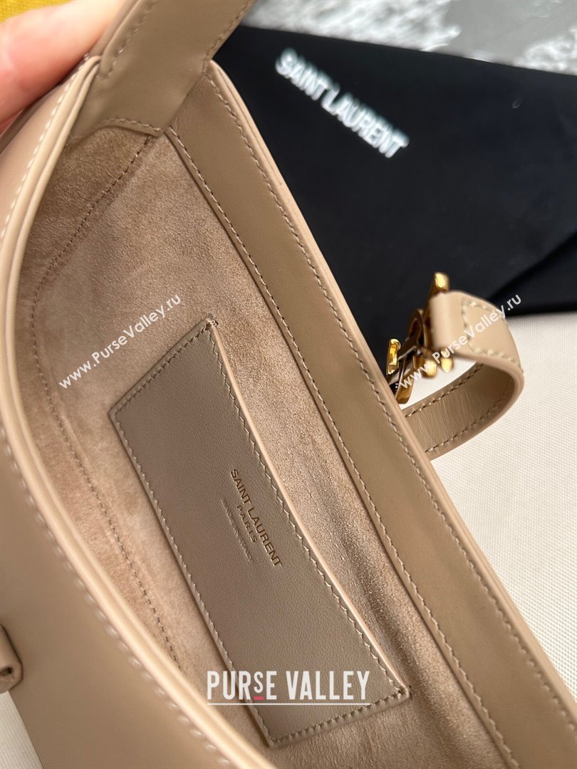 Saint Laurent Mini LE 5 À 7 Soft Hobo Bag in Smooth Calfskin 710318 Nude Pink 2024 Top Quality (HS-24121308)