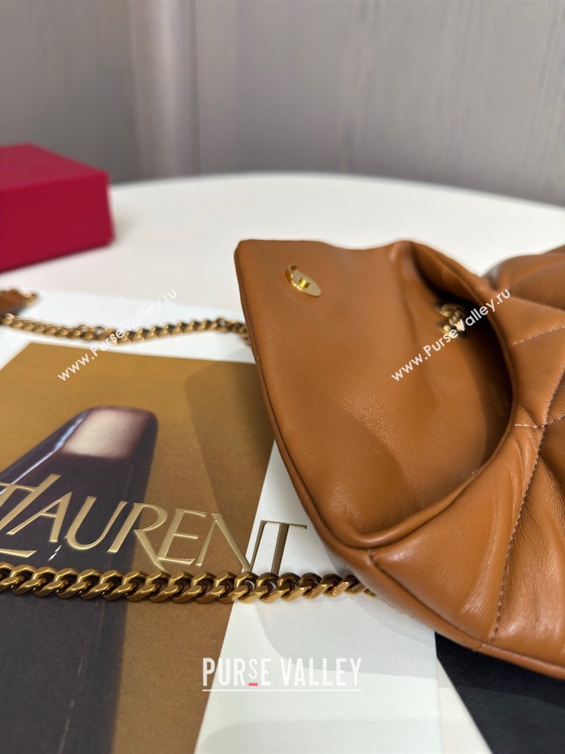 Saint Laurent Toy Puffer Bag in Lambskin 759337 Brown 2024 Top Quality (HS-24121309)