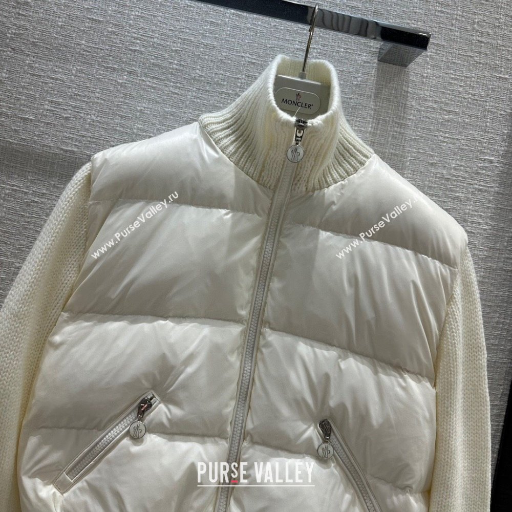 Moncler Down Jacket M102307 White 2023 (Q-23102307)