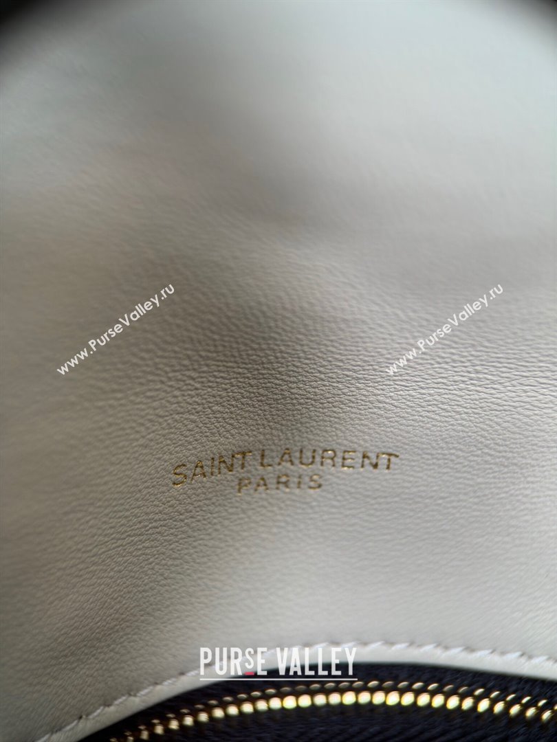 Saint Laurent Toy Puffer Bag in Lambskin 759337 White 2024 Top Quality (HS-24121310)