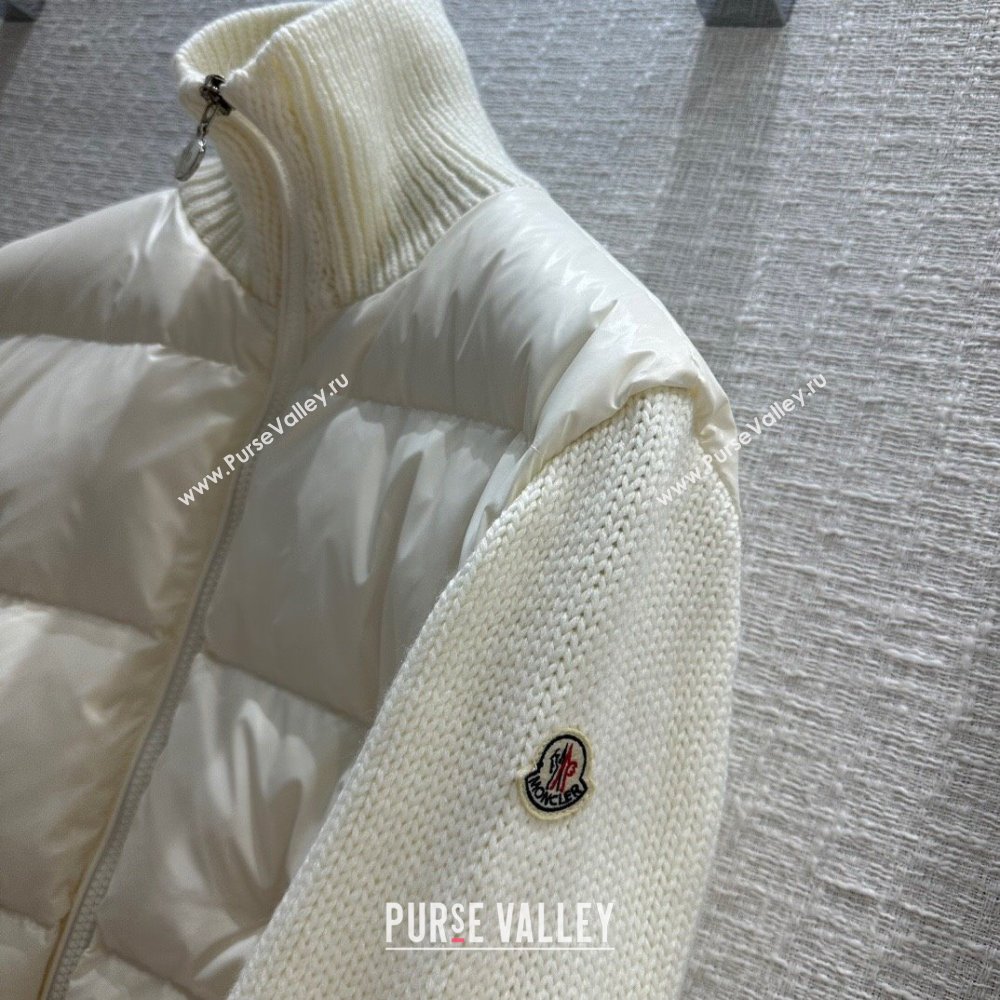 Moncler Down Jacket M102307 White 2023 (Q-23102307)