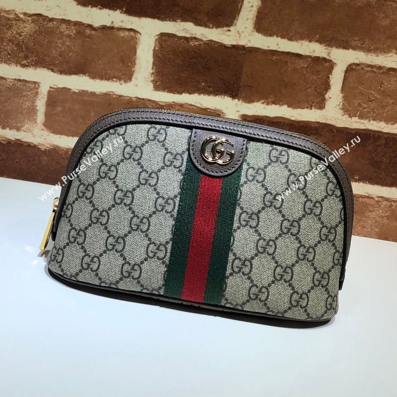 Gucci Ophidia GG Canvas Large Cosmetic Case 625551 Beige 2021 (DLH-21031824)