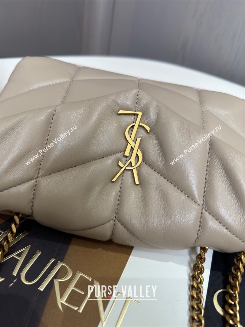 Saint Laurent Toy Puffer Bag in Lambskin 759337 Beige 2024 Top Quality (HS-24121311)