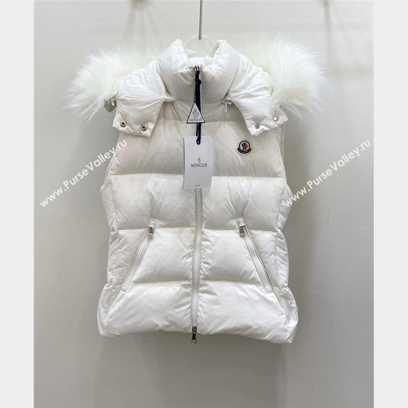 Moncler Down Vest M102308 White 2023 (Q-23102306)