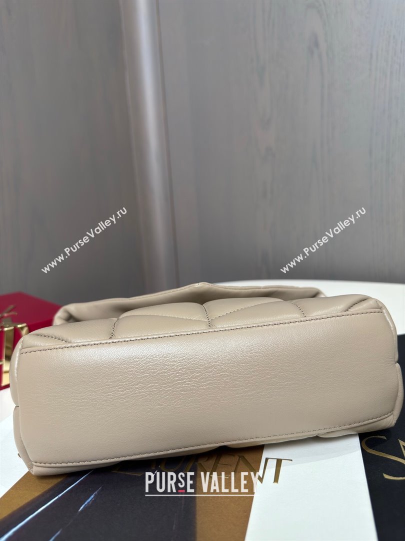 Saint Laurent Toy Puffer Bag in Lambskin 759337 Beige 2024 Top Quality (HS-24121311)