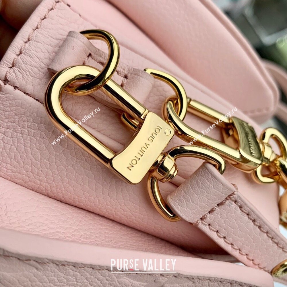 Louis Vuitton Pochette Metis East West Bag in Monogram Grained Calfskin M47045 Pink 2024 (K-24061719)