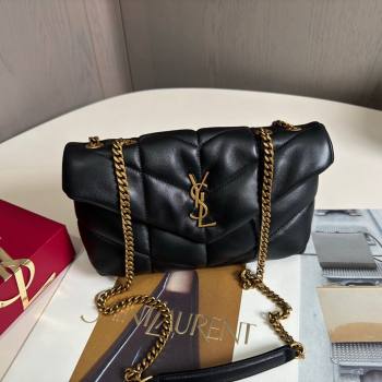 Saint Laurent Toy Puffer Bag in Lambskin 759337 Black 2024 Top Quality (HS-24121312)