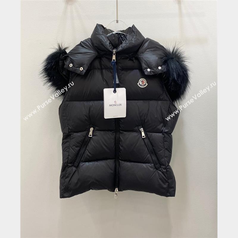 Moncler Down Vest M102309 Black 2023 (Q-23102309)