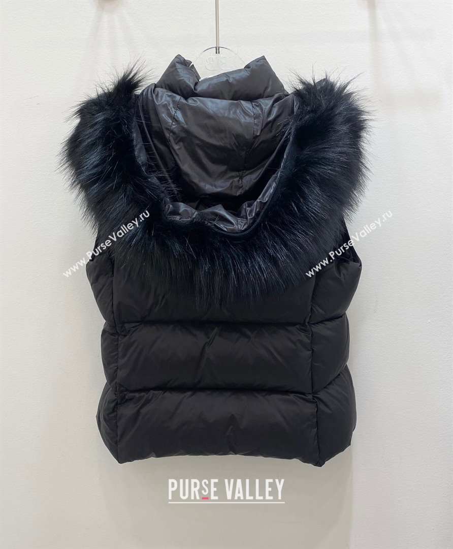 Moncler Down Vest M102309 Black 2023 (Q-23102309)