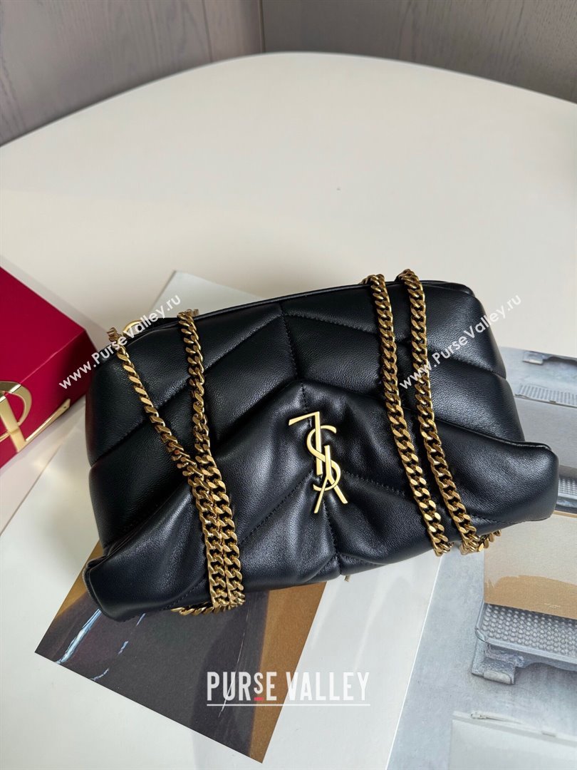 Saint Laurent Toy Puffer Bag in Lambskin 759337 Black 2024 Top Quality (HS-24121312)