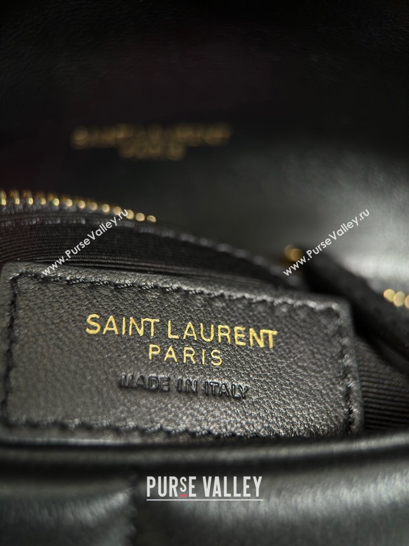 Saint Laurent Toy Puffer Bag in Lambskin 759337 Black 2024 Top Quality (HS-24121312)