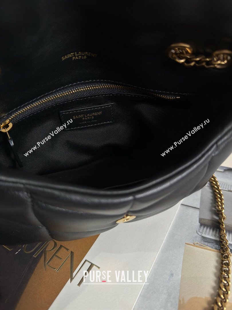 Saint Laurent Toy Puffer Bag in Lambskin 759337 Black 2024 Top Quality (HS-24121312)