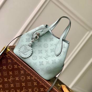 Louis Vuitton Blossom PM Bag in Perforated Mahina Calfskin M24930 Blue 2024 (K-24061721)