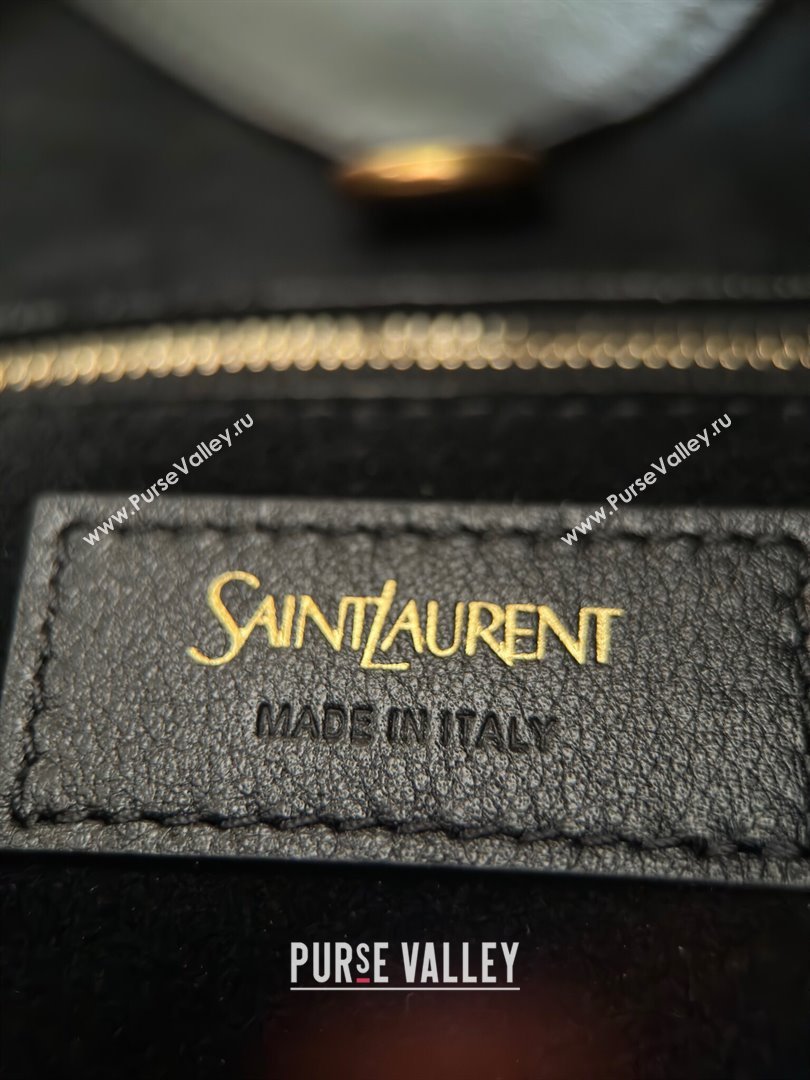 Saint Laurent Y Tote Bag in Finely Grained Leather 817602 Black 2024 Top Quality (HS-24121320)