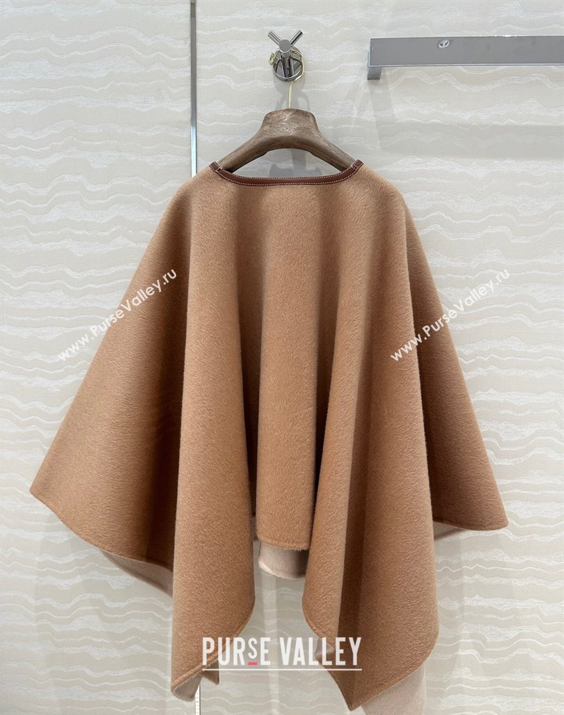 Loro Piana Jessi Cape L92526 Brown 2024 (Q-24092526)