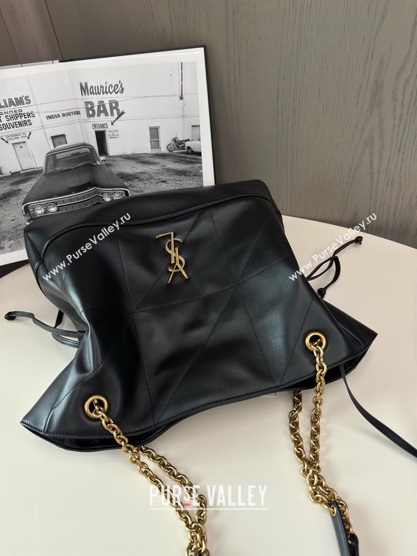 Saint Laurent Jamie 4.3 Large Pochon Tote Bag in Lambskin 809824 Black 2024 Top Quality (HS-24121314)