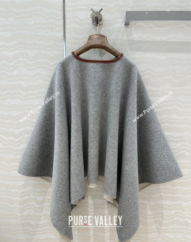 Loro Piana Jessi Cape L92527 Grey 2024 (Q-24092527)