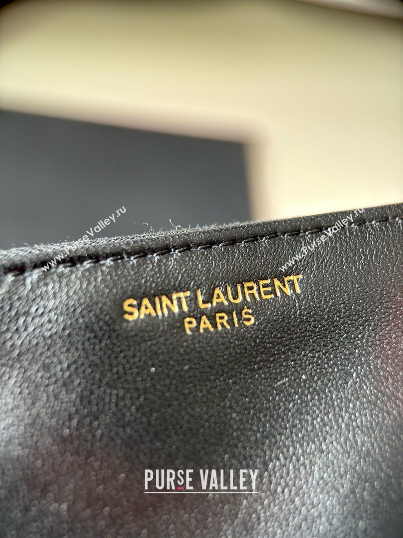 Saint Laurent Jamie 4.3 Large Pochon Tote Bag in Lambskin 809824 Black 2024 Top Quality (HS-24121314)