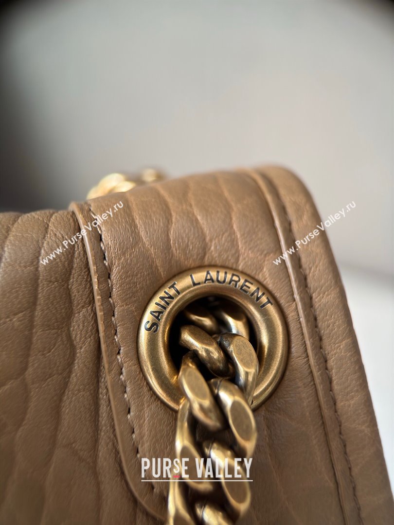 Saint Laurent Medium Niki Bag in Grained Lambskin 633178 Brown 2024 Top Quality (HS-24121313)