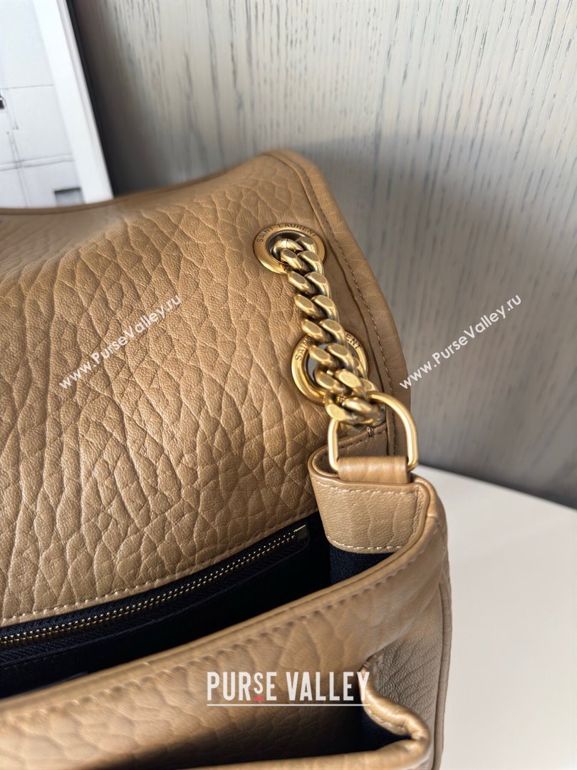 Saint Laurent Medium Niki Bag in Grained Lambskin 633178 Brown 2024 Top Quality (HS-24121313)