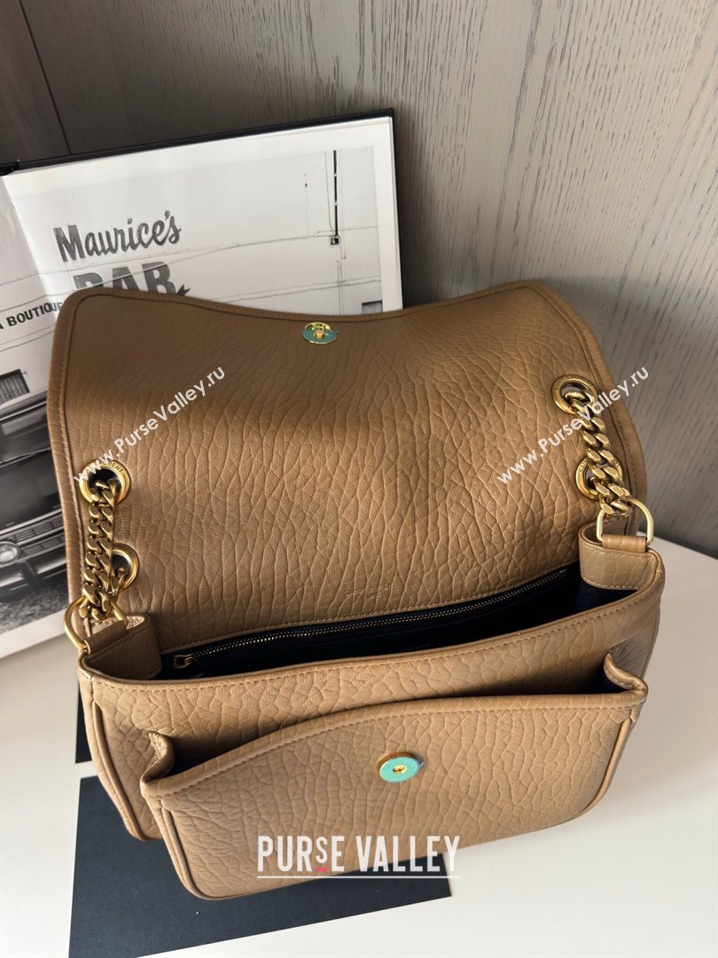 Saint Laurent Medium Niki Bag in Grained Lambskin 633178 Brown 2024 Top Quality (HS-24121313)