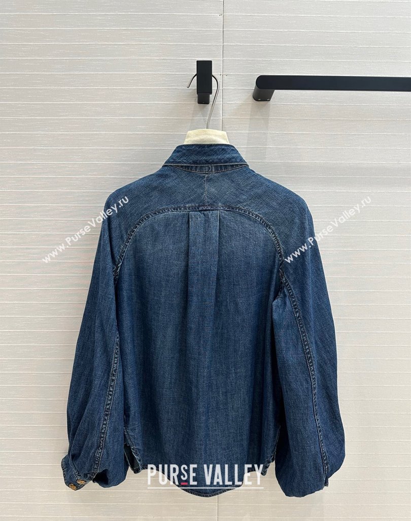 Zimmermann Denim Shirt Z92528 Blue 01 2024 (Q-24092528)