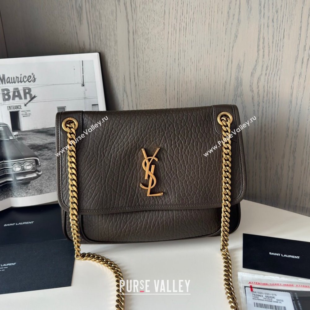 Saint Laurent Medium Niki Bag in Grained Lambskin 633178 Light Musk 2024 Top Quality (HS-24121315)