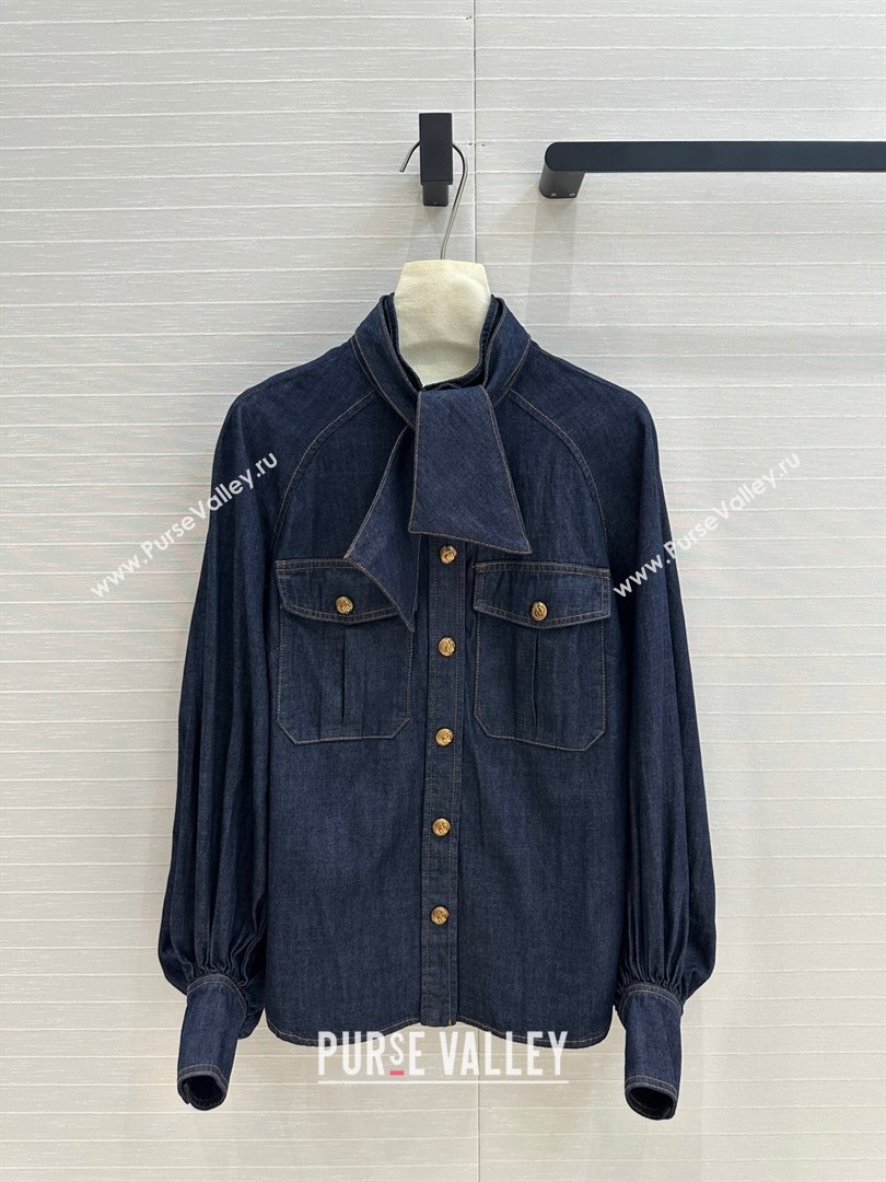 Zimmermann Denim Shirt Z92530 Blue 03 2024 (Q-24092530)