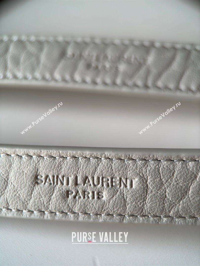 Saint Laurent Medium Niki Bag in Grained Lambskin 633178 White 2024 Top Quality (HS-24121316)