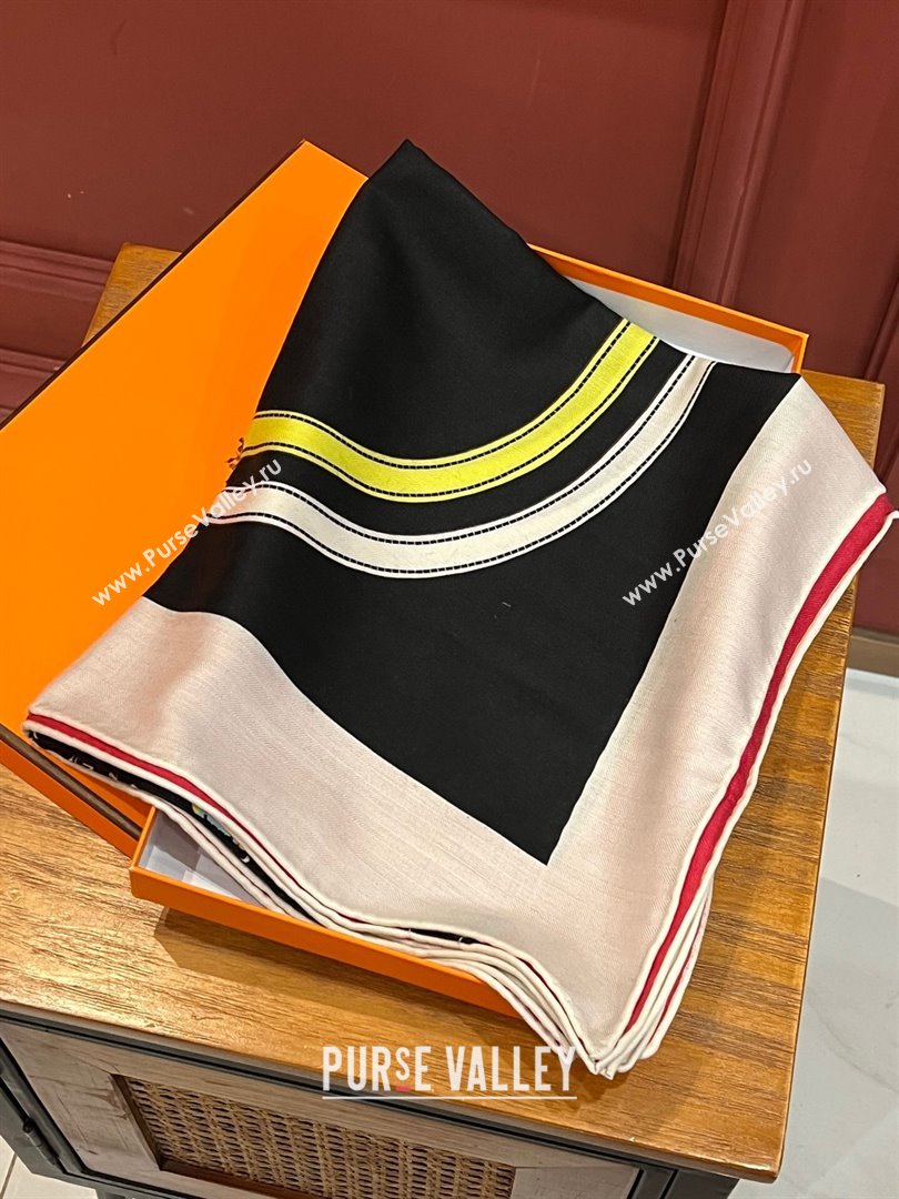 Hermes Cashmere Silk Sqaure Shawl 140cm H11739 2023 (A-23111739)