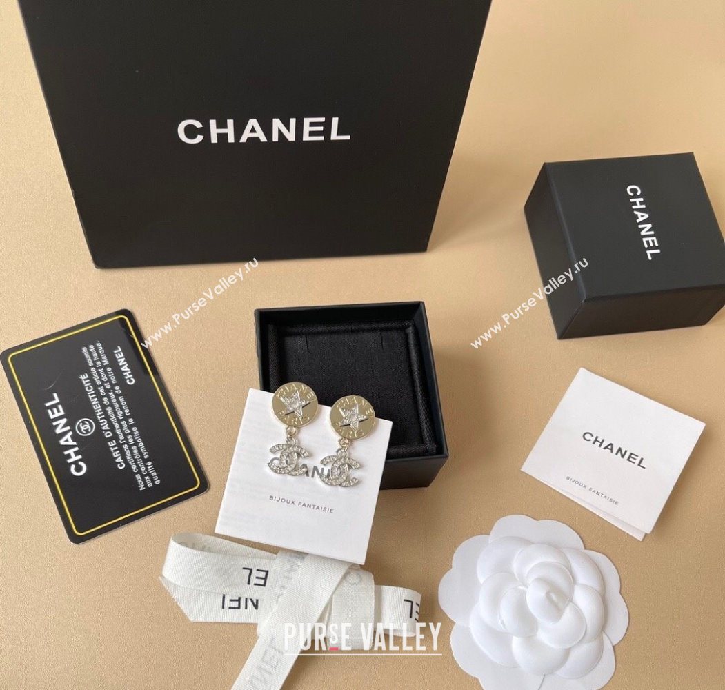 Chanel Coin Pendant Earrings 2025 0725 (YF-250725120)