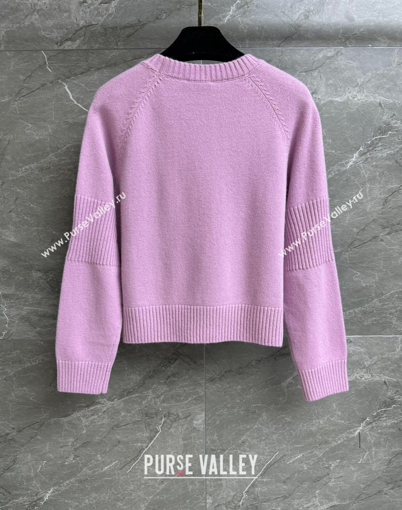 Chanel Cashmere Sweater CH92402 Pink 2024 (Q-24092402)