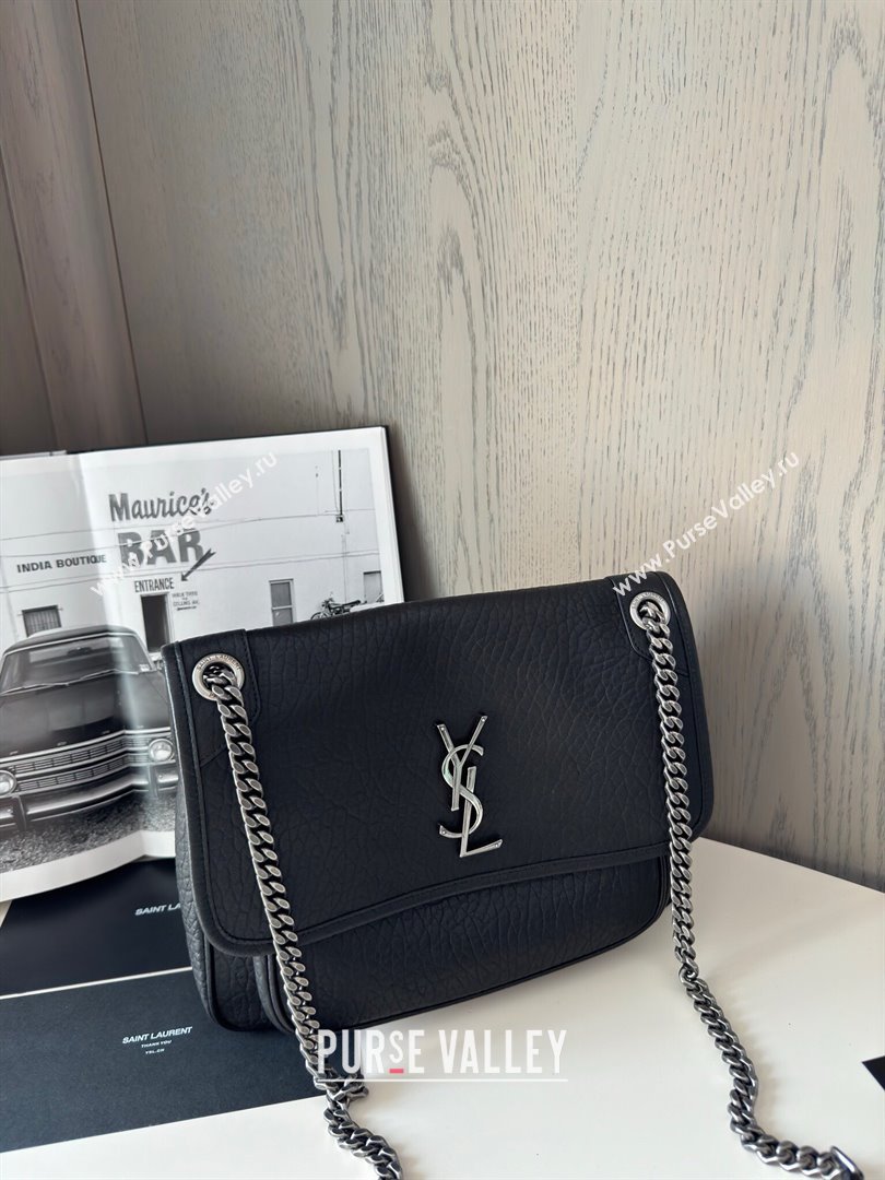 Saint Laurent Medium Niki Bag in Grained Lambskin 633178 Black 2024 Top Quality (HS-24121317)