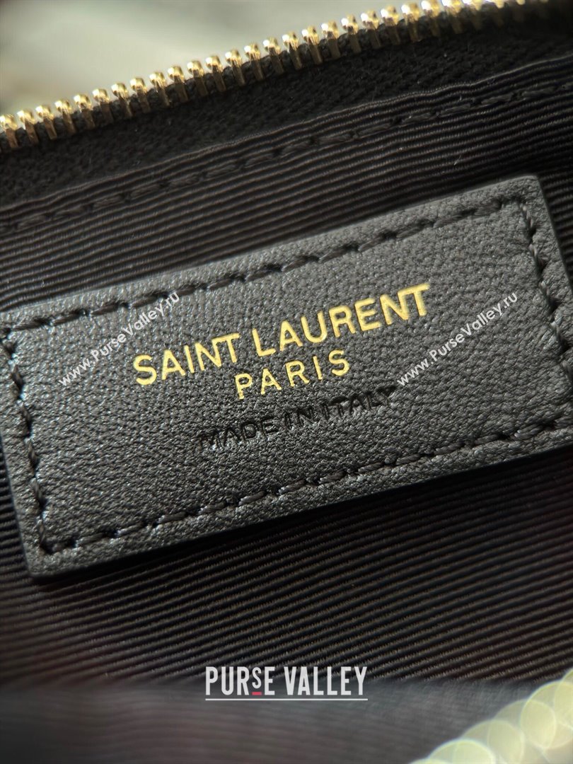 Saint Laurent LE 5 À 7 Hobo in Grained Leather 793088 Black 2024 Top Quality (HS-24121318)