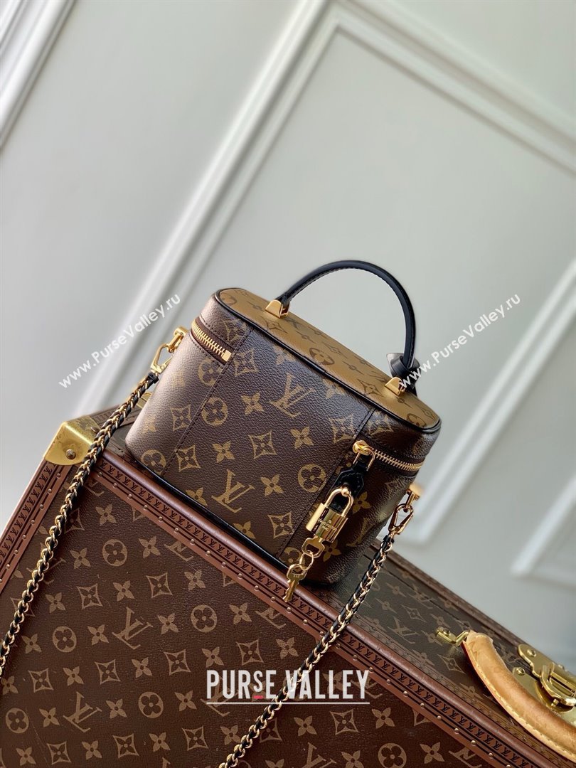 Louis Vuitton Vanity PM Bag in Monogram and Monogram Reverse Canvas M47128 2025 (K-25020603)