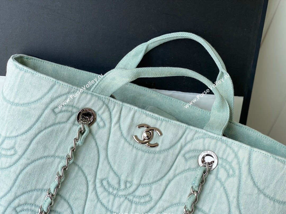 Chanel Denim Shopping Bag 2366 Light Blue 2024 (SM-24061806)