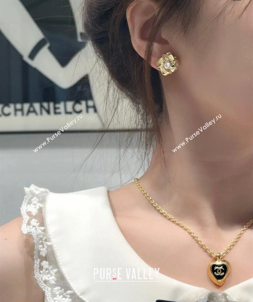 Chanel Pendant Necklace Black/Gold 2025 0724 (YF-250725127)