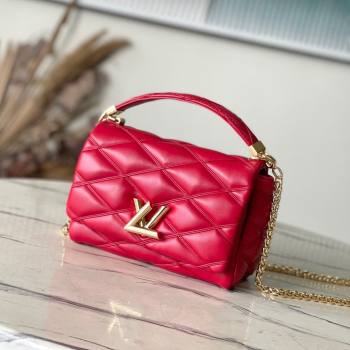 Louis Vuitton GO-14 MM Shoulder Bag in Lambskin M25106 Red 2023 (K-24061723)