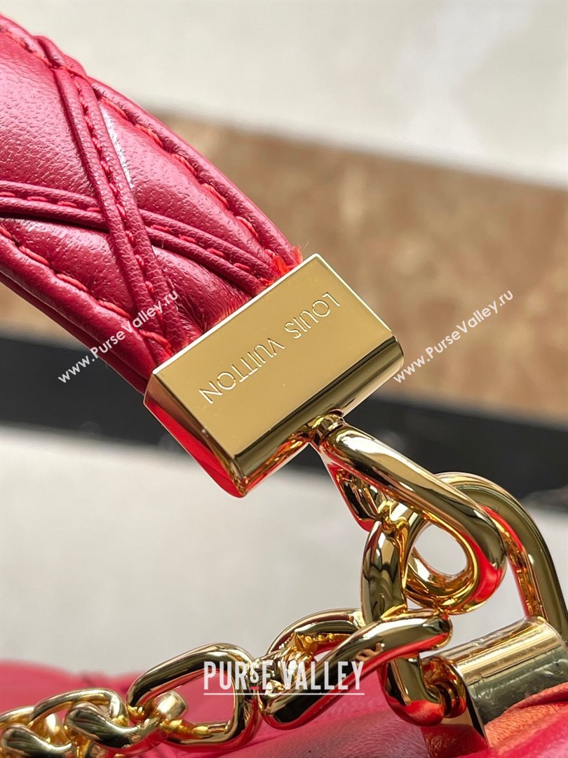 Louis Vuitton GO-14 MM Shoulder Bag in Lambskin M25106 Red 2023 (K-24061723)