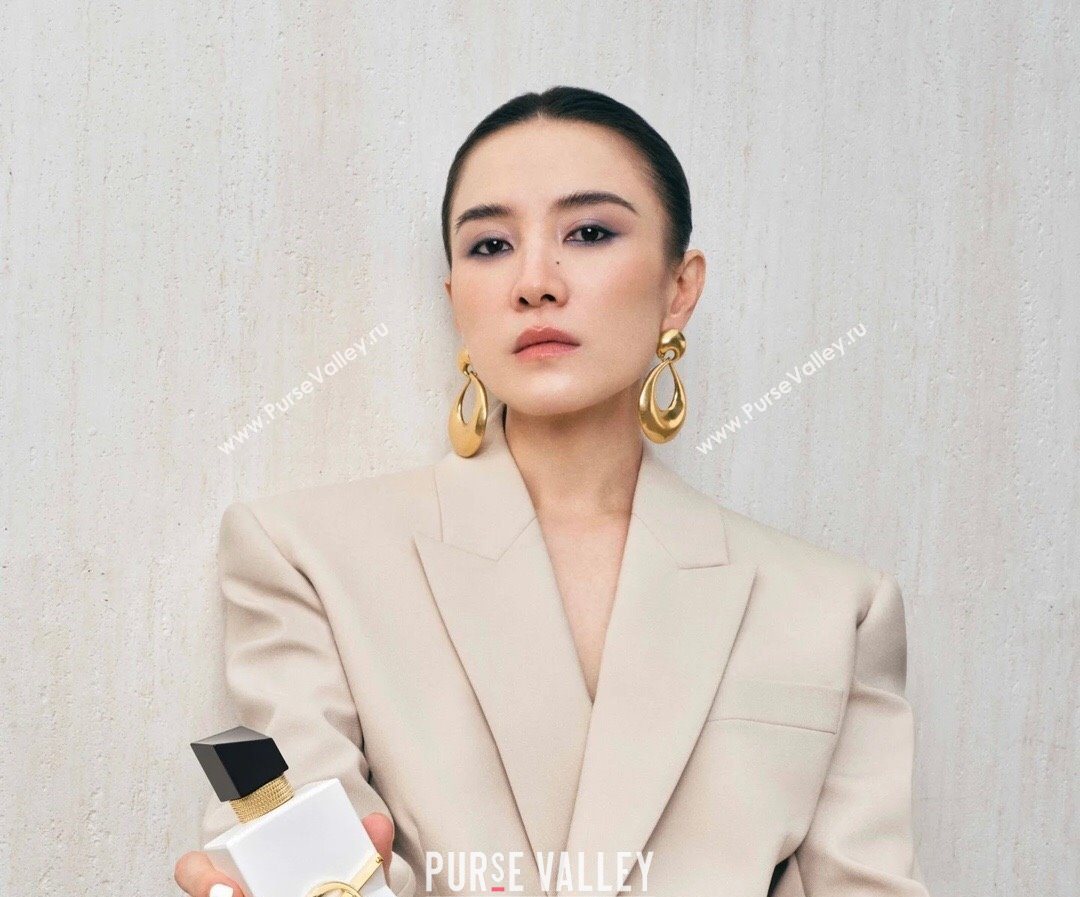 Saint Laurent Half Clip Earrings Gold 2025 0725 (YF-250725142)