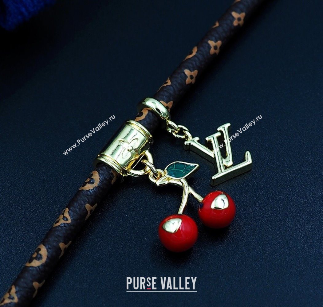 Louis Vuitton LV x TM Cerise Cherry Bracelet 2025 M8977Z (YF-250721124)