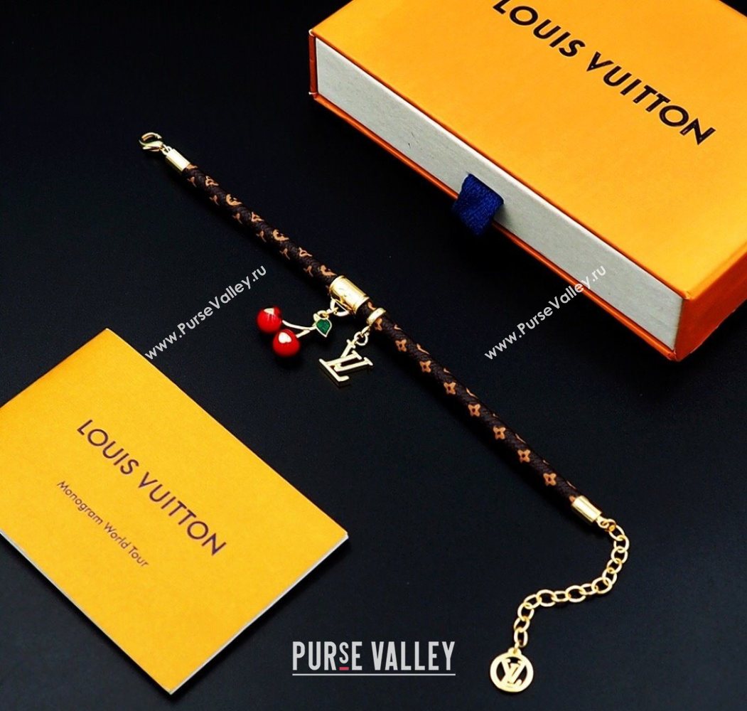 Louis Vuitton LV x TM Cerise Cherry Bracelet 2025 M8977Z (YF-250721124)