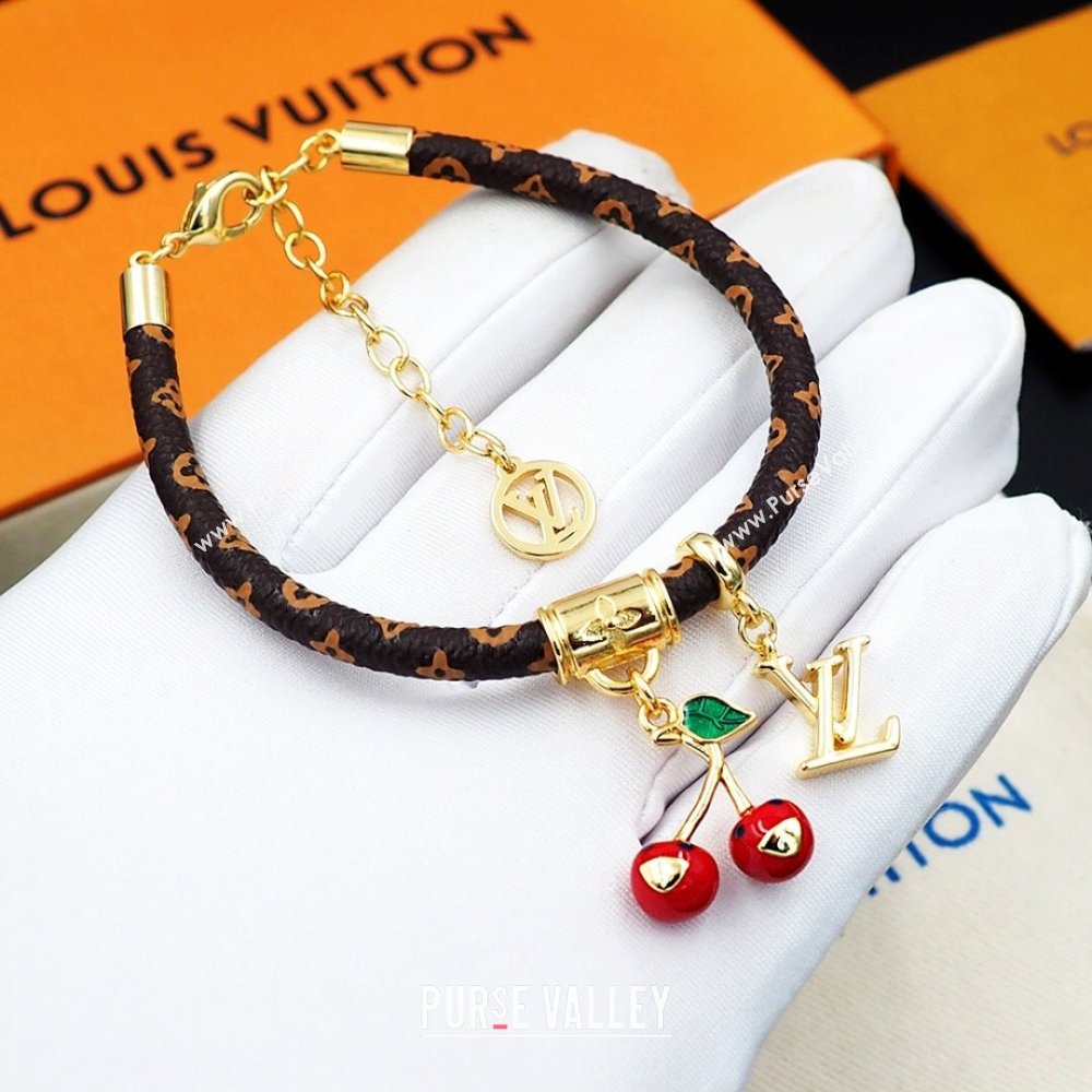 Louis Vuitton LV x TM Cerise Cherry Bracelet 2025 M8977Z (YF-250721124)