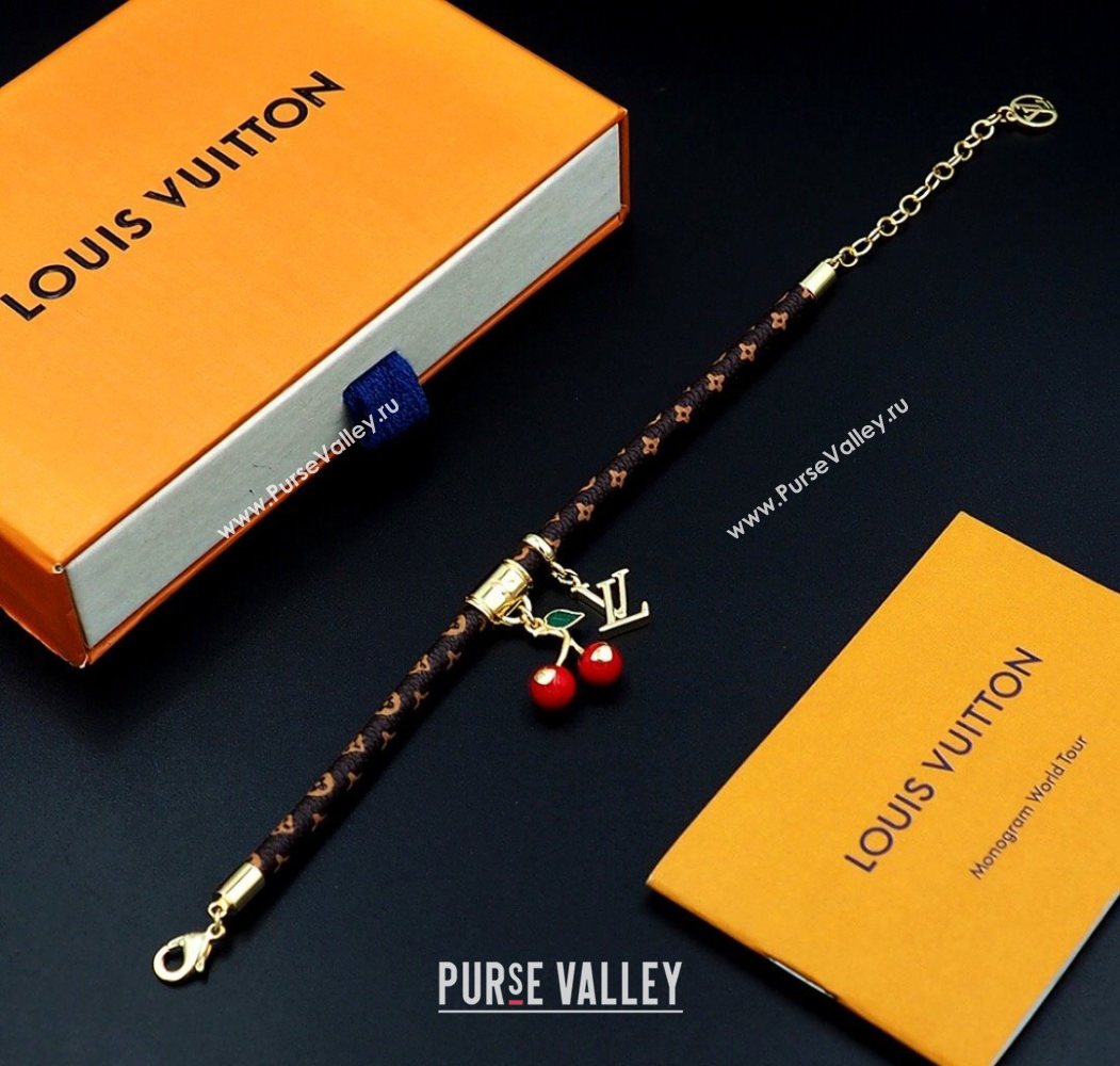 Louis Vuitton LV x TM Cerise Cherry Bracelet 2025 M8977Z (YF-250721124)